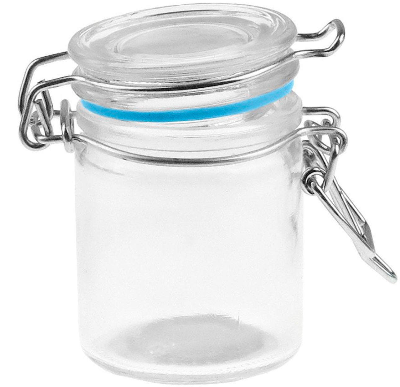 Mini kavanoza qelqi me mbyllje hermetike 50ml