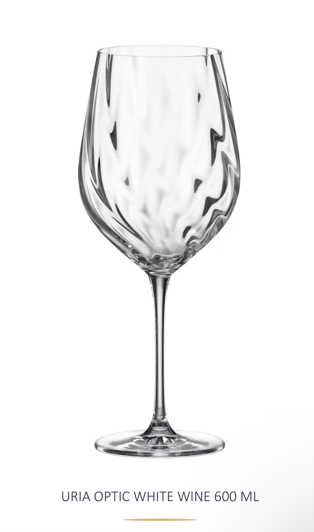 Gote vere kristali 600ml “Uria Optic”