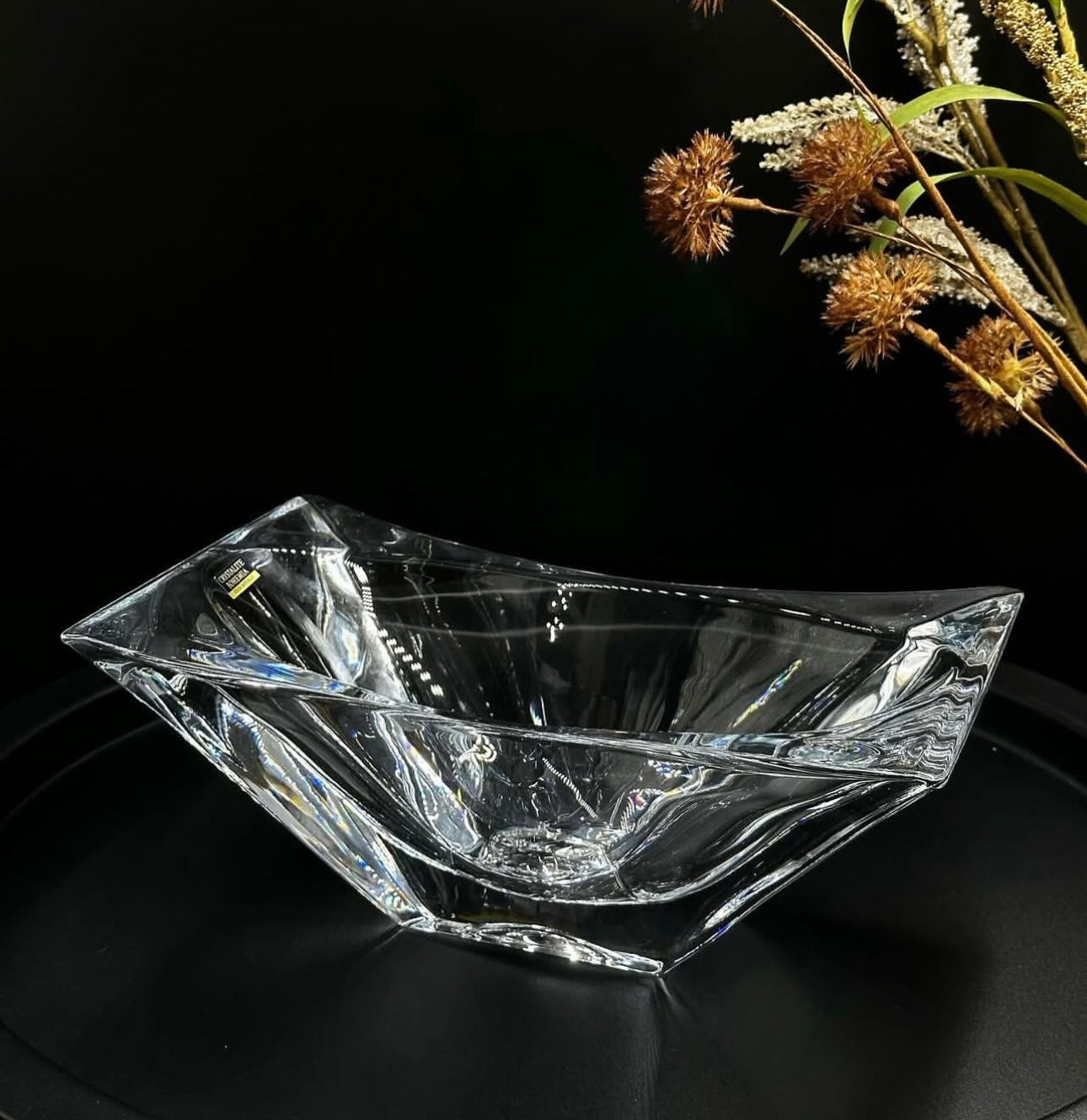 Mbajtese karamelesh kristali 27cm “Okinawa” Bohemia Crystal