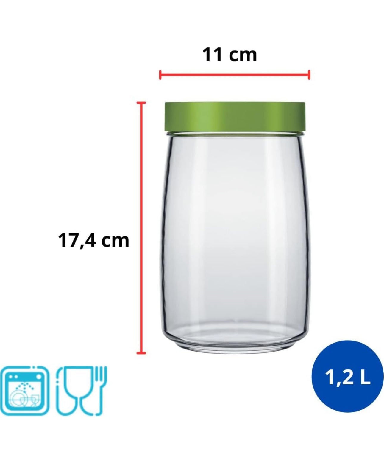 Kavanoz qelqi me kapak “Sempre Mandacaru” 1.2L