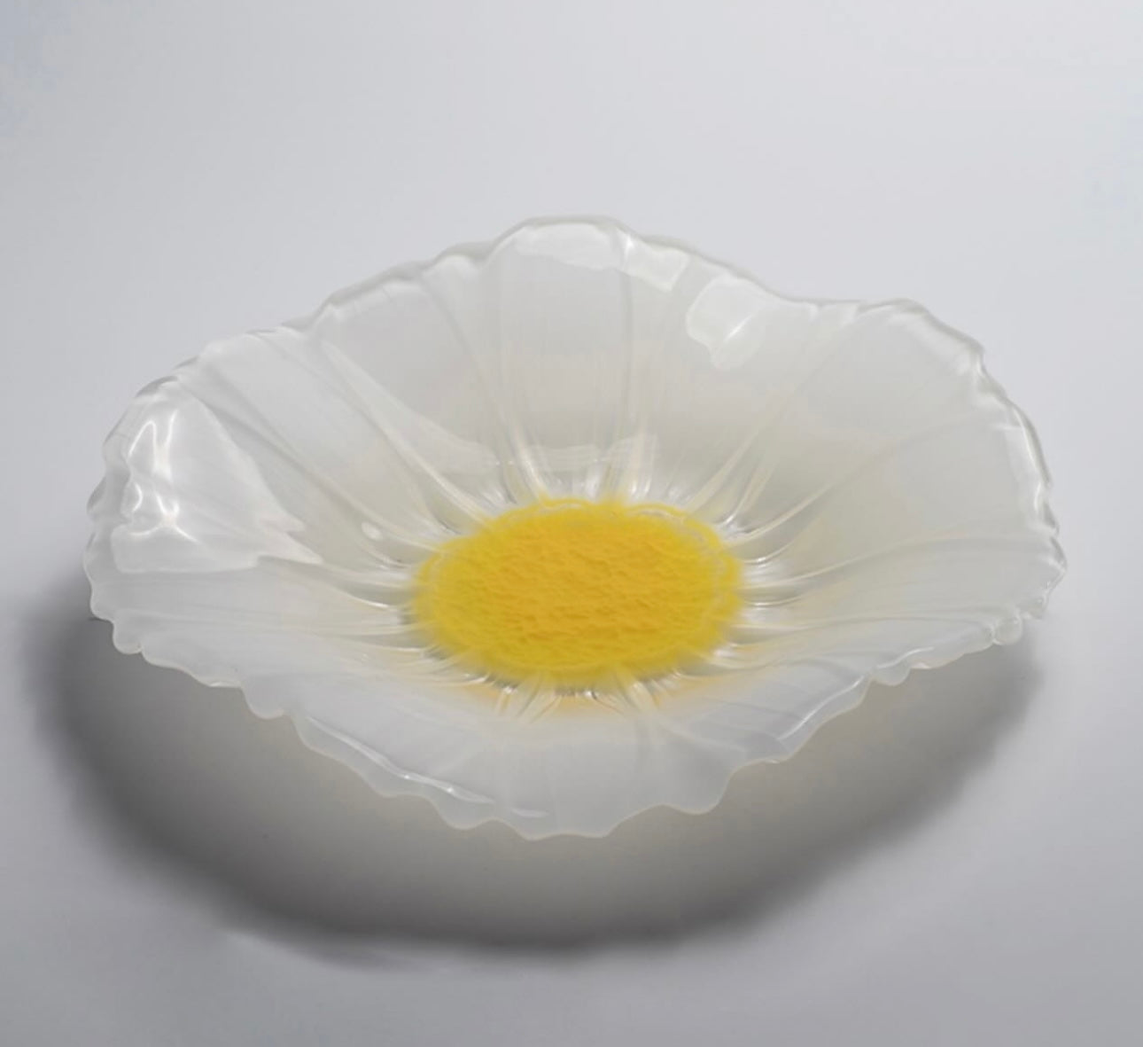 Pjatance qelqi gjerman Waltherglas Susanna White-Yellow 30cm 1400168