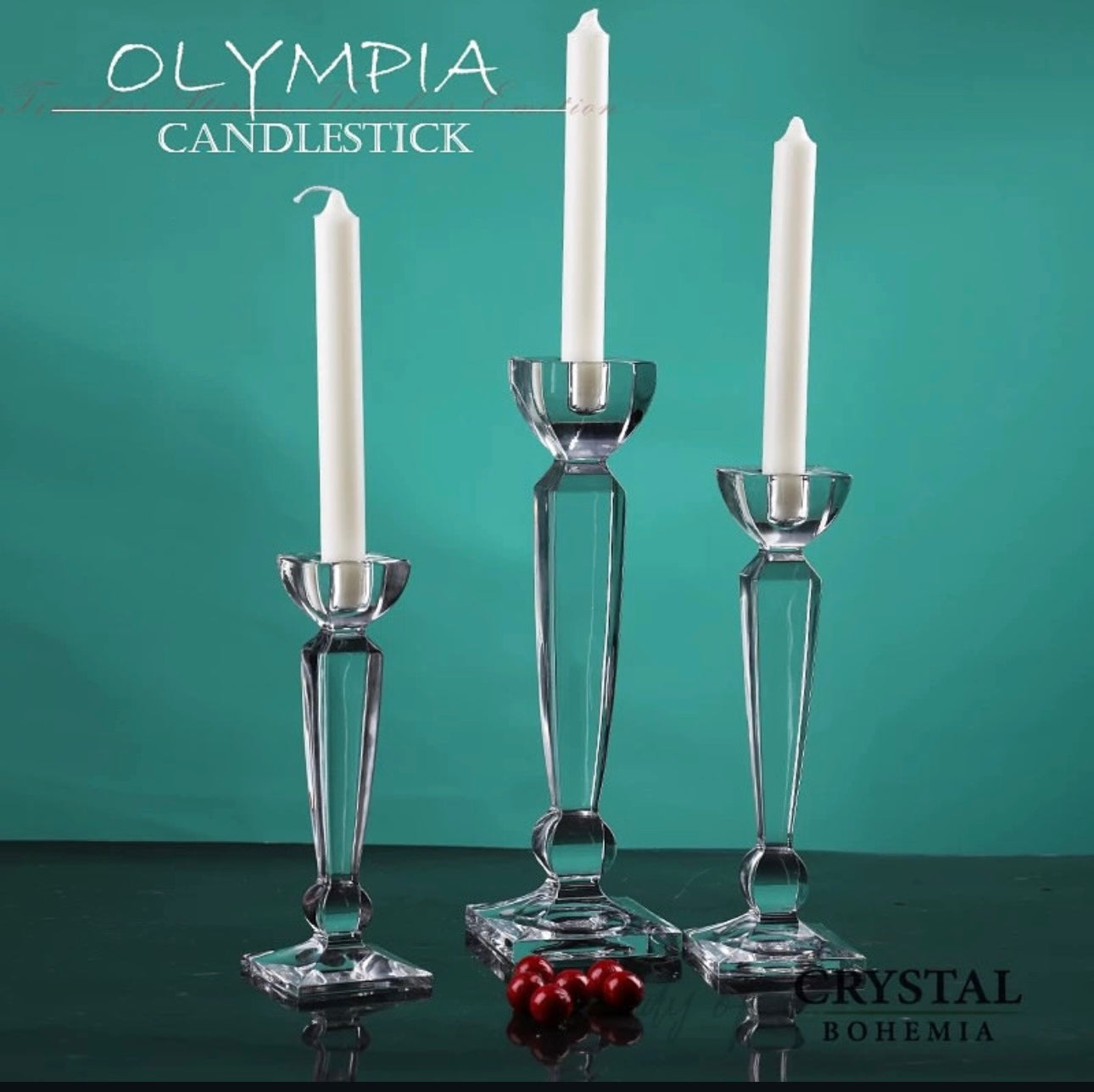 Mbajtes qirinjsh kristali “Olympia” Bohemia Crystals