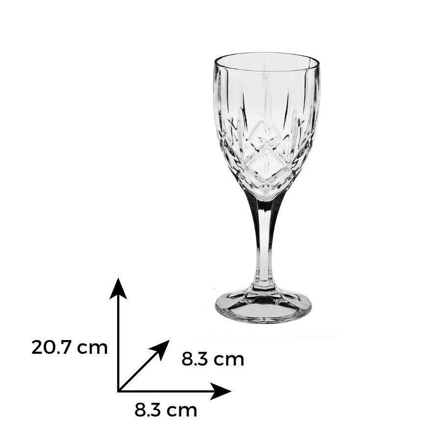 Gote kristali vere 330ml “Sheffield” Bohemia Crystals