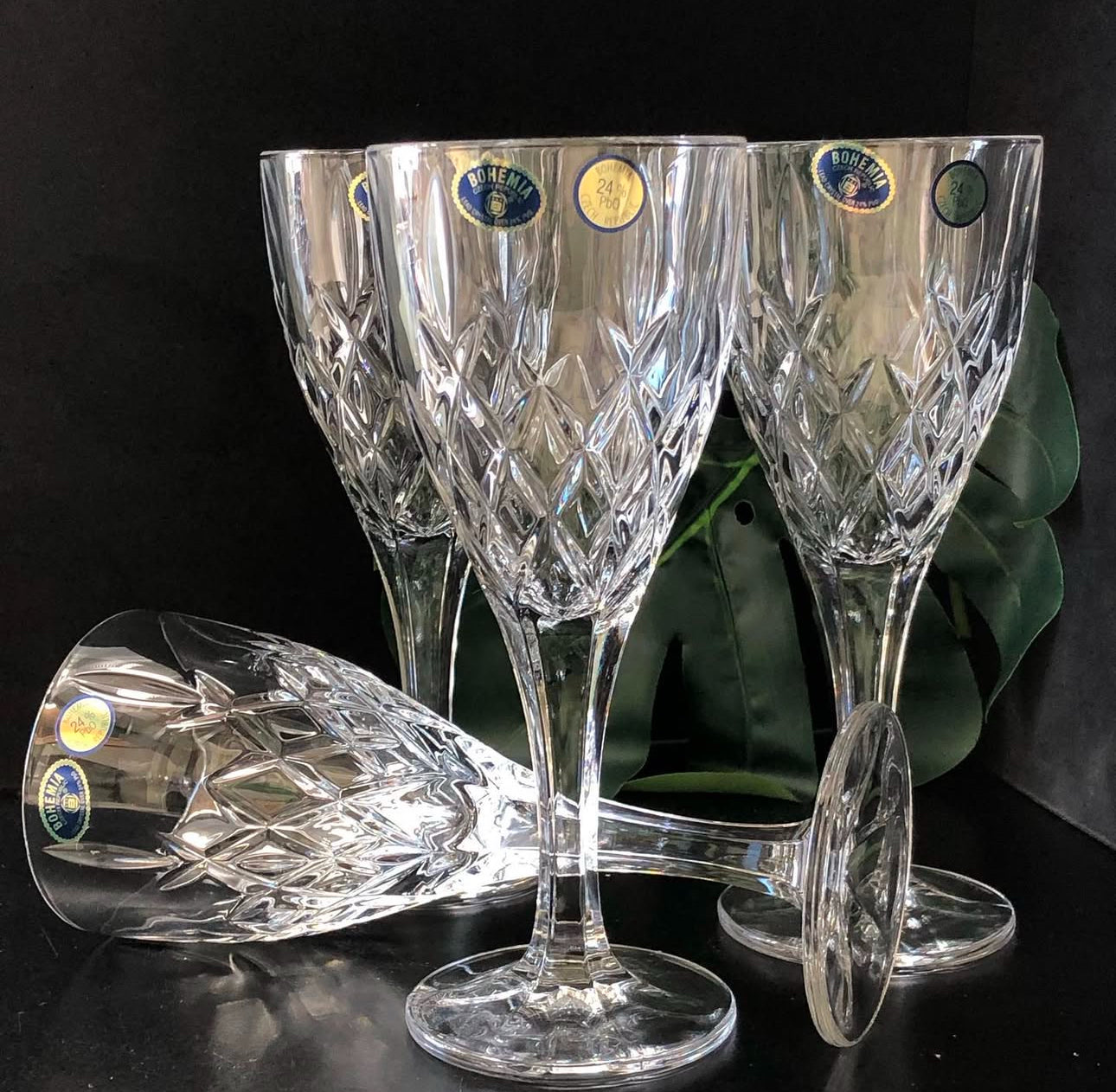 Gote kristali vere 330ml “Sheffield” Bohemia Crystals