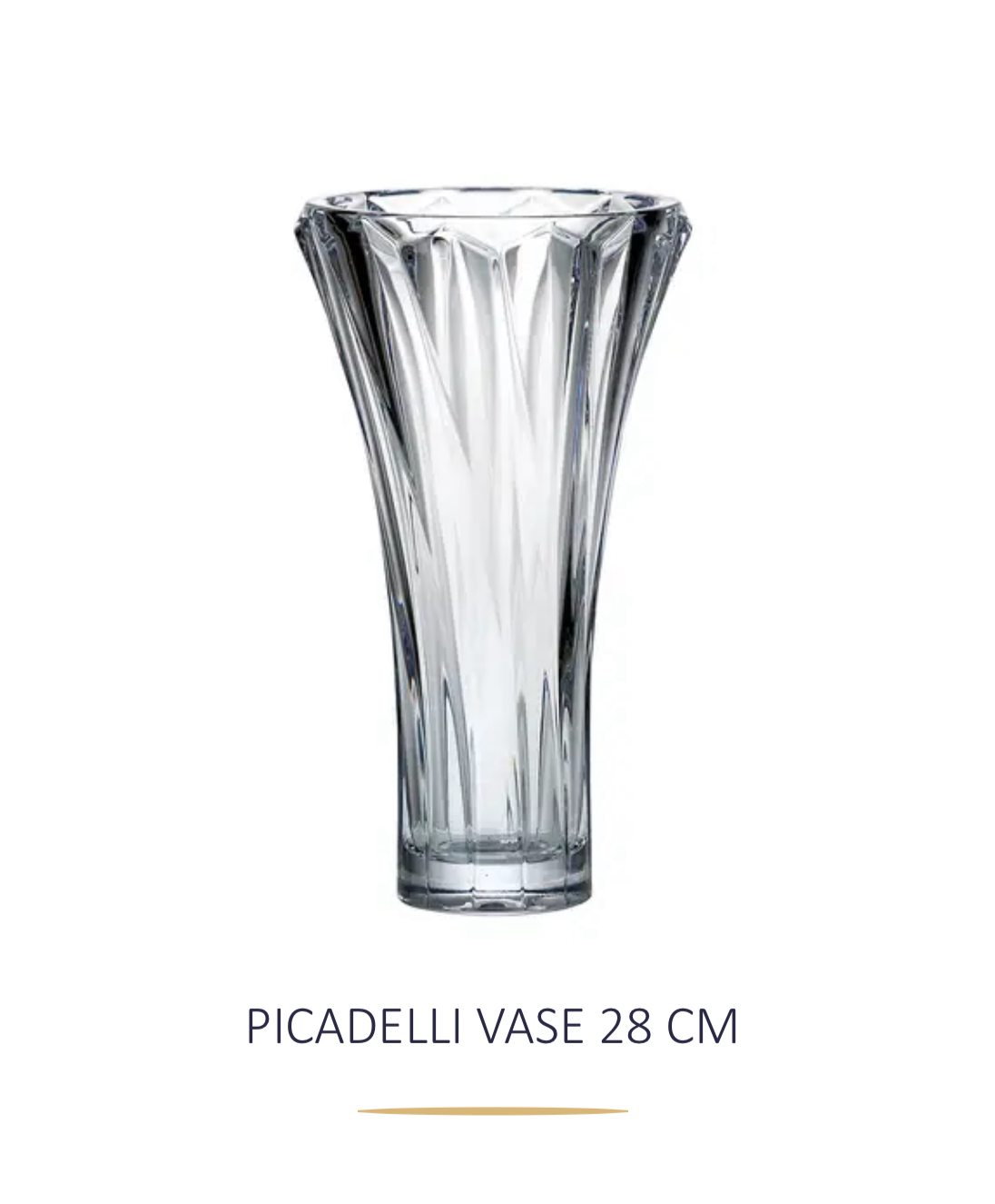 Vazo kristali “Picadelli” Bohemia Crystals