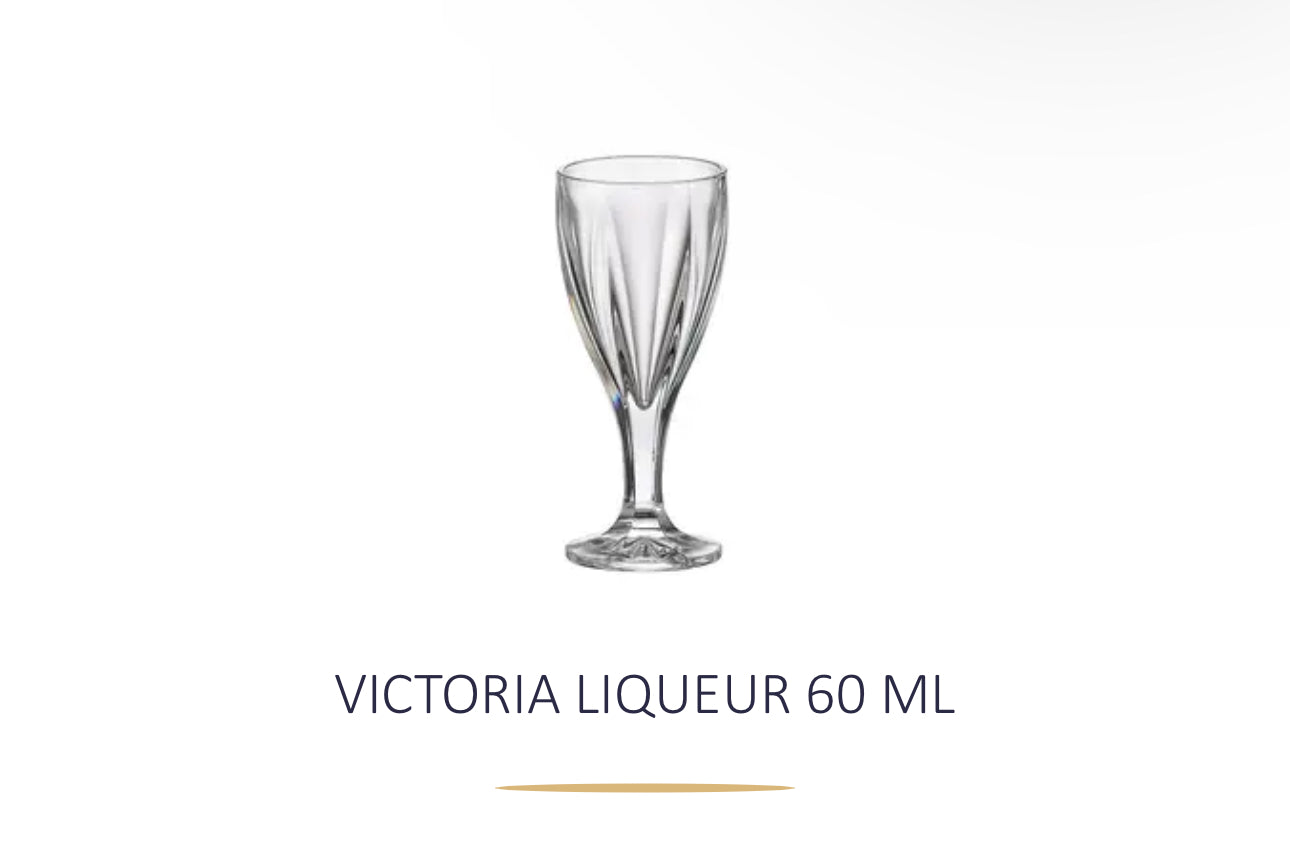 Gote kristali likeri 60ml “Victoria” Bohemia Crystals