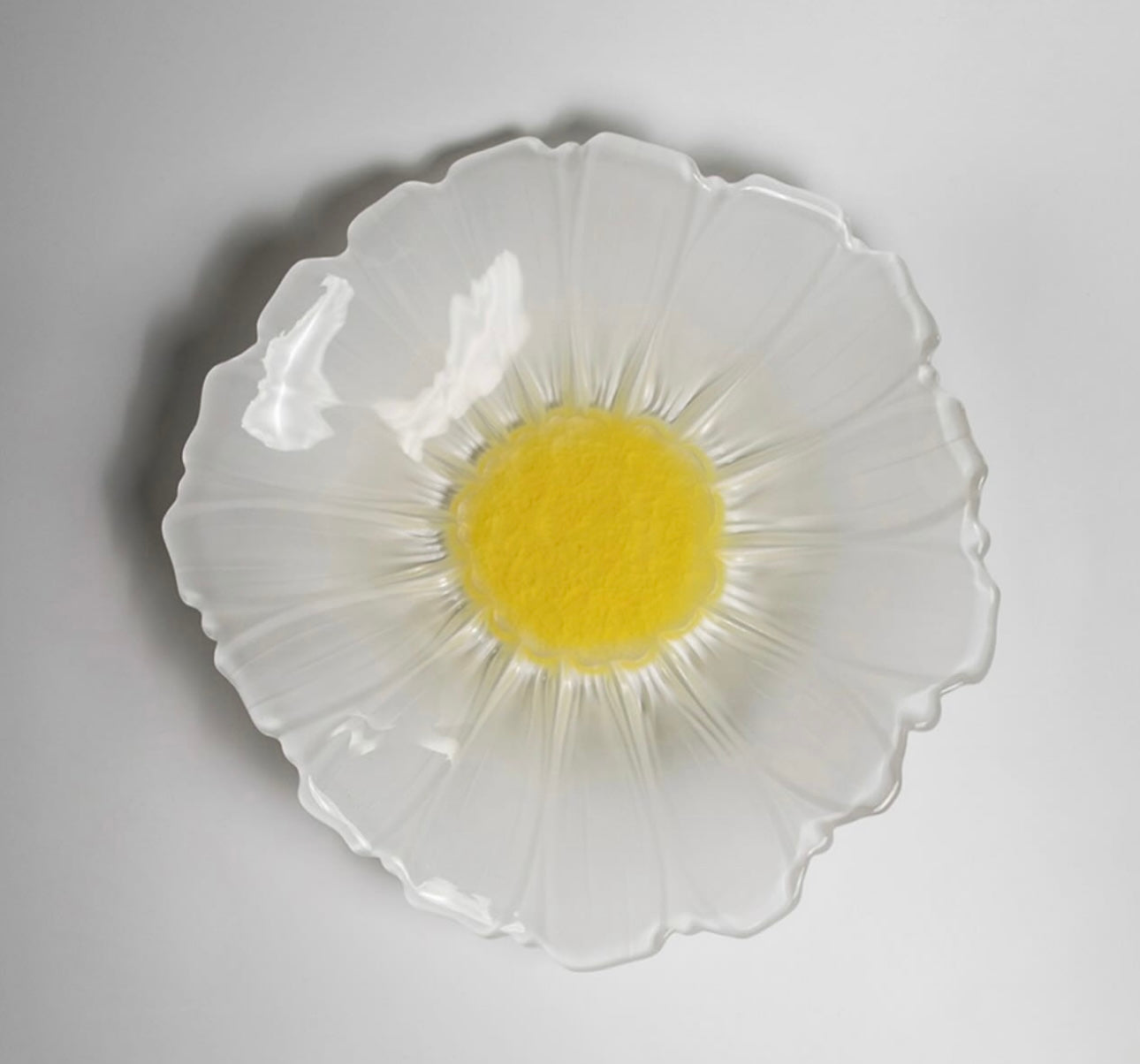 Pjatance qelqi gjerman Waltherglas Susanna White-Yellow 30cm 1400168