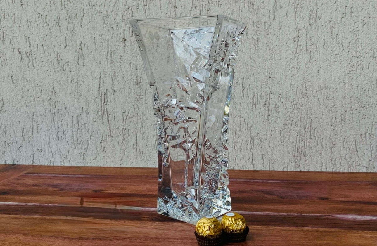 Vazo kristali 29cm “Samurai” Bohemia Crystal