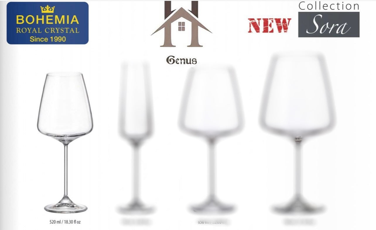 Gote kristali vere "Sora" 520 ml