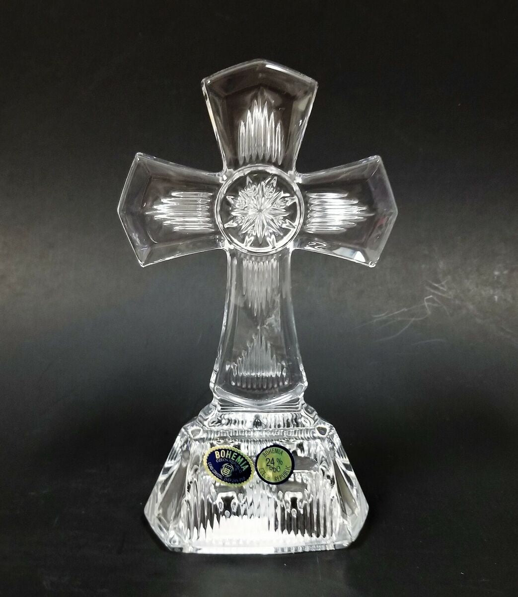 Kryq kristali 17.5cm Bohemia Crystals