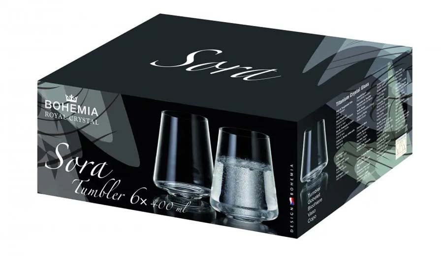 Gote kristali 400ml "Sora" Royal Bohemia