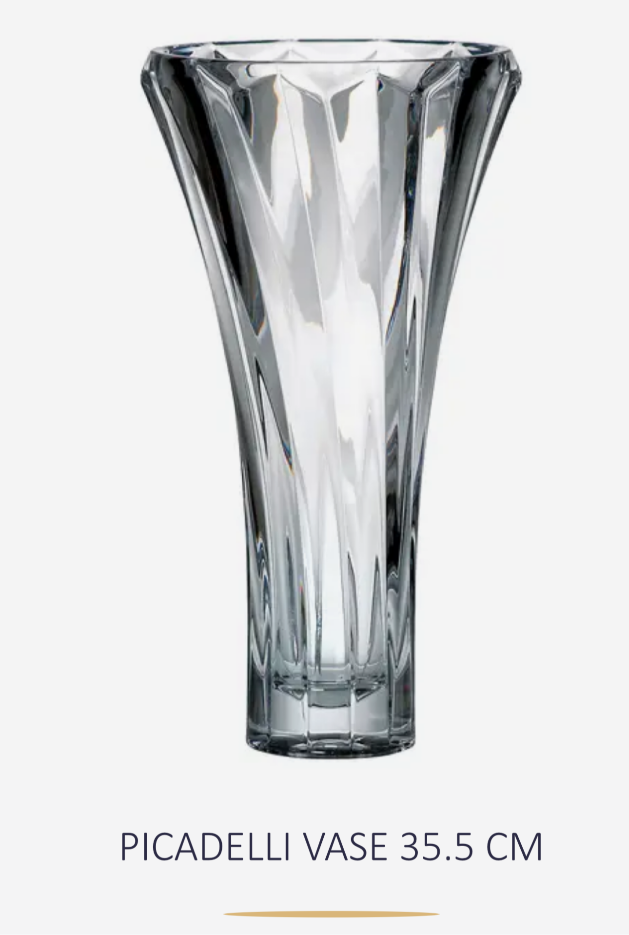 Vazo kristali “Picadelli” Bohemia Crystals