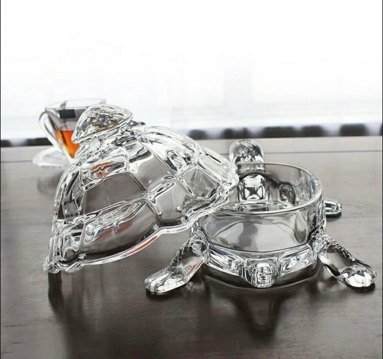 Mbajtese karamelesh kristali ne forme breshke 26.5cm Bohemia Crystals