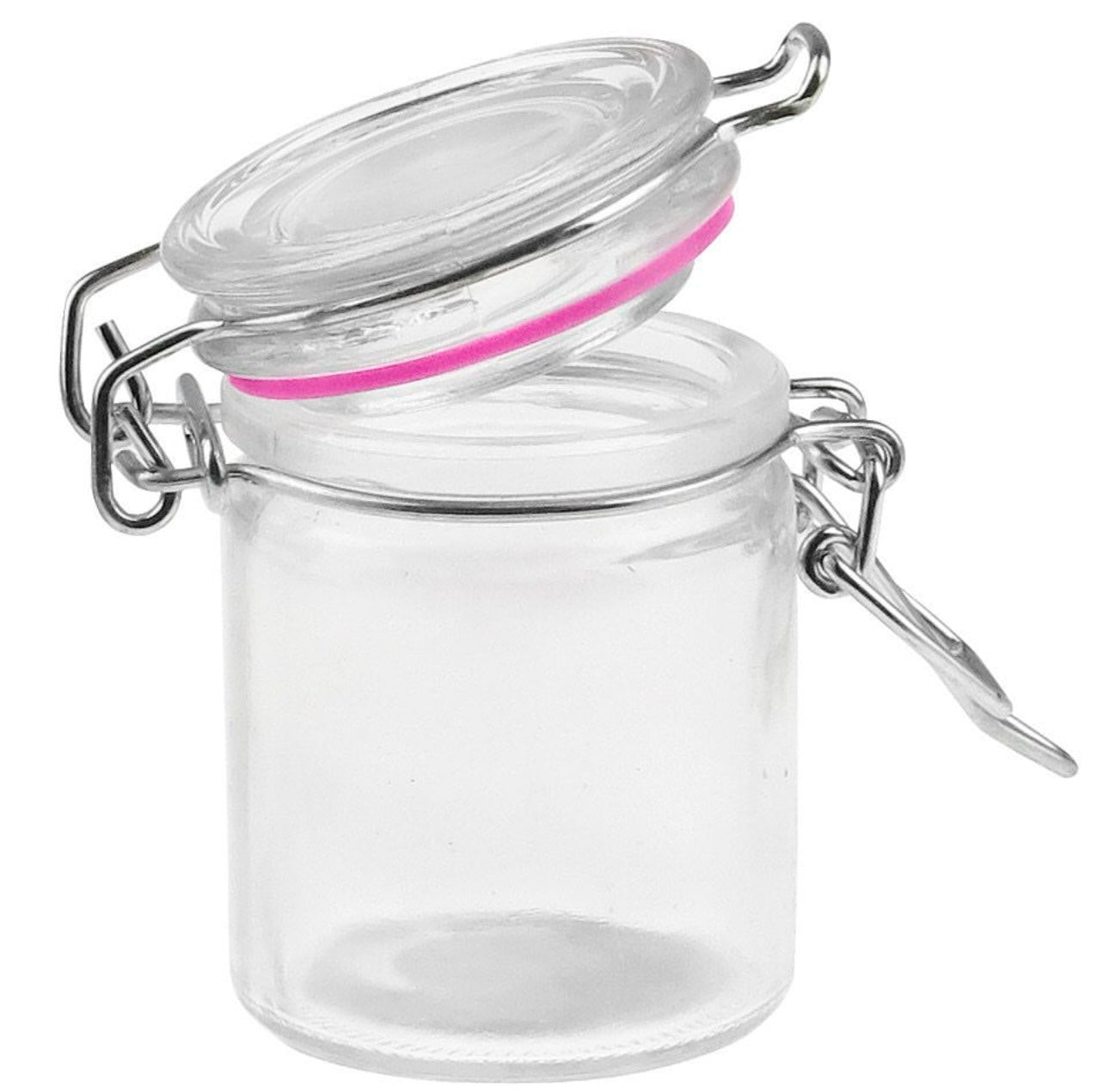Mini kavanoza qelqi me mbyllje hermetike 50ml