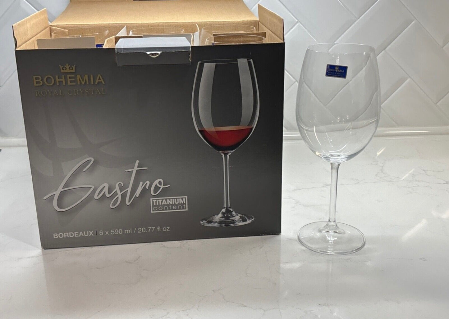 Gotë kristali vere “Gastro titanium”