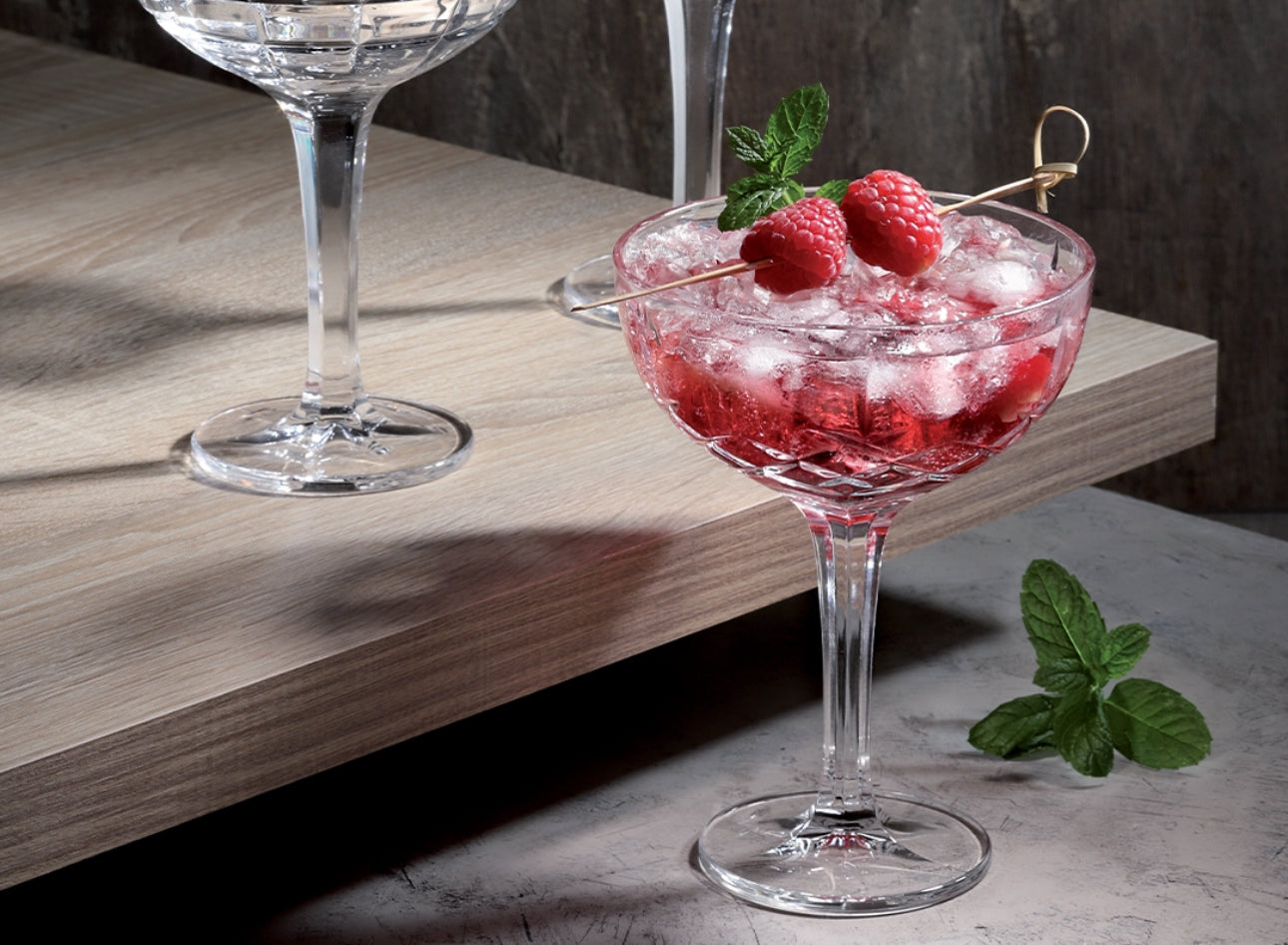 Gote koktejli kristali 370ml “Brixton” Bohemia Crystal