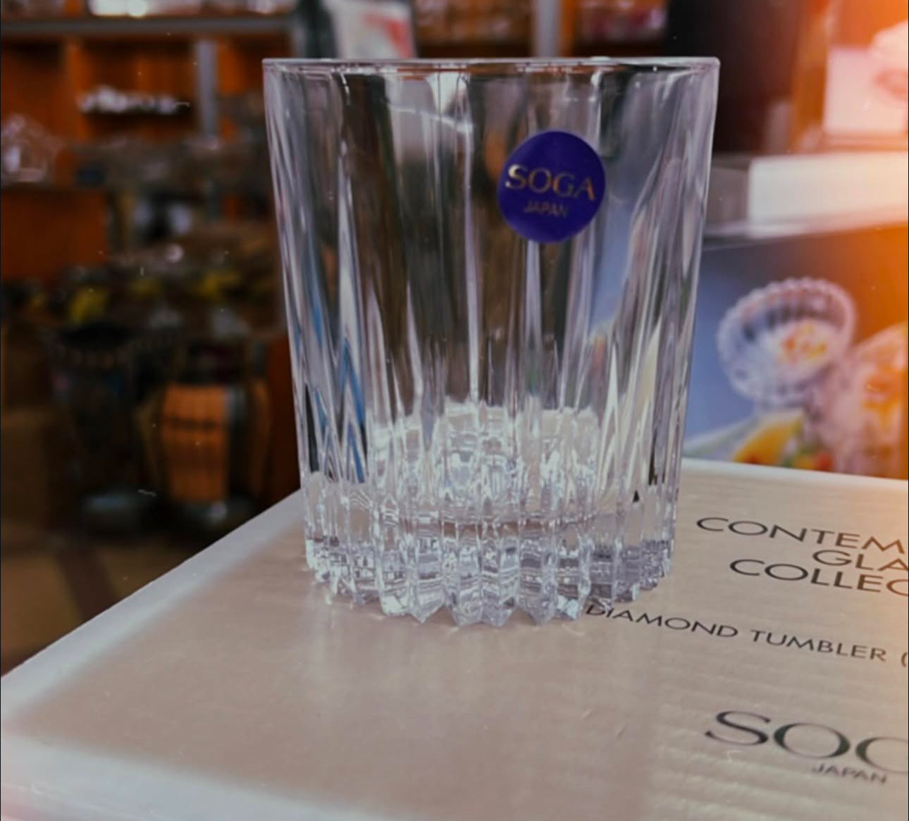 Gote qelq i gdhendur 300ml Soga E3129