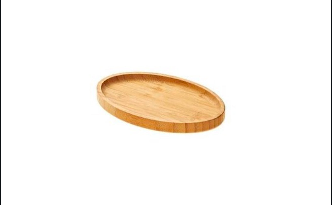 Pjatanca/tabaka ovale servirje dhe dekori bamboo