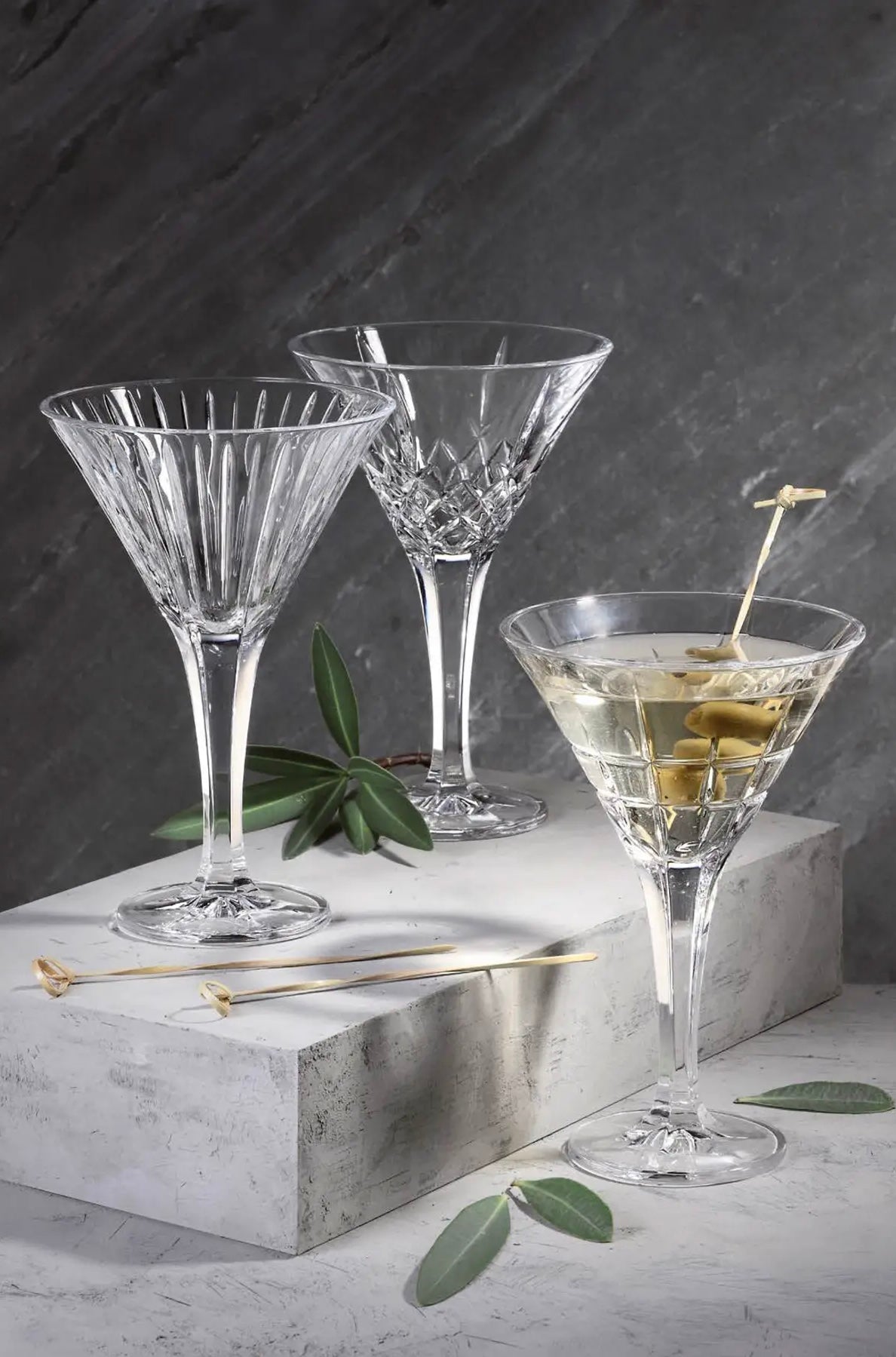 Gote kristali martini 280ml “Brixton” Bohemia Crystals