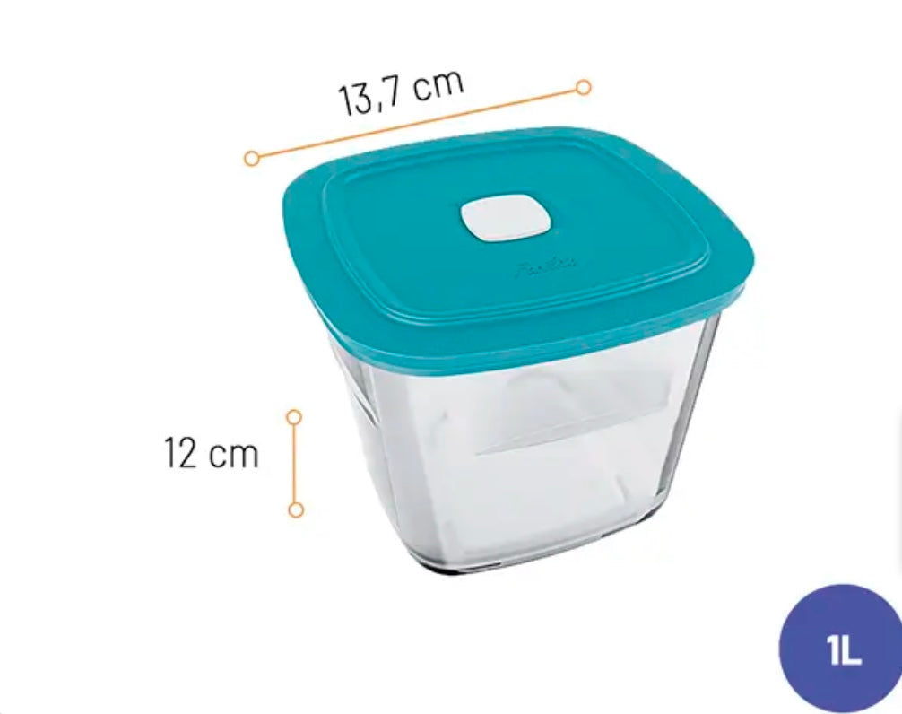 Tas qelqi hermetik me kapak Marinex 1L 0721