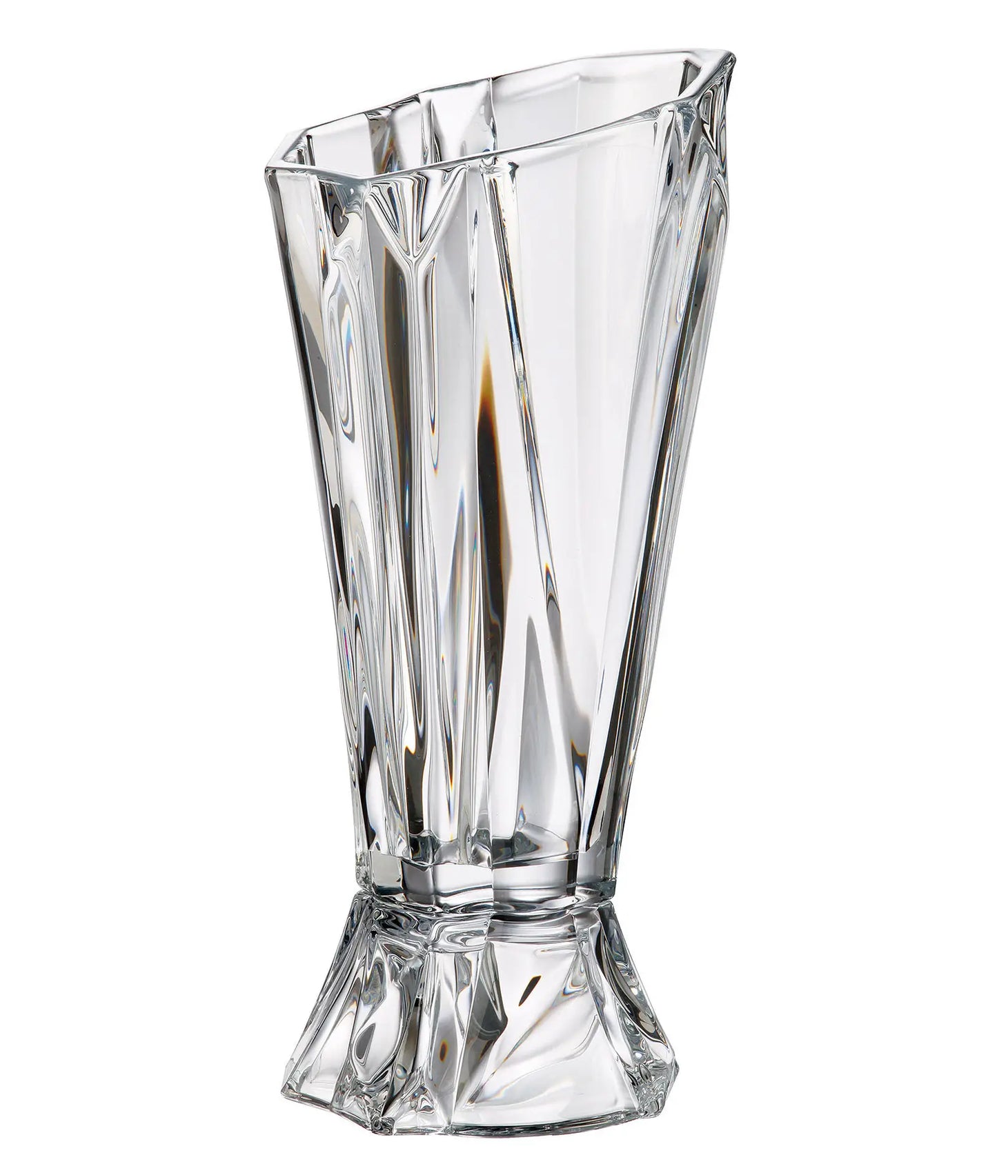 Vazo kristali me fron 38cm Bohemia Crystals “Engima”