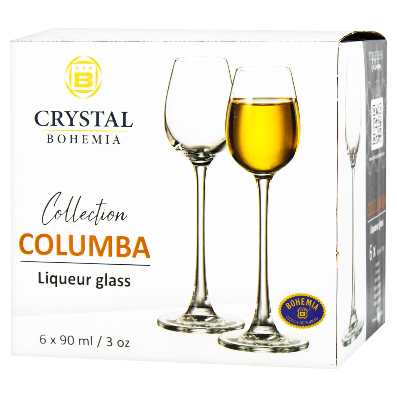 Gote kristali likeri 90ml “Columba” Bohemia Crystals