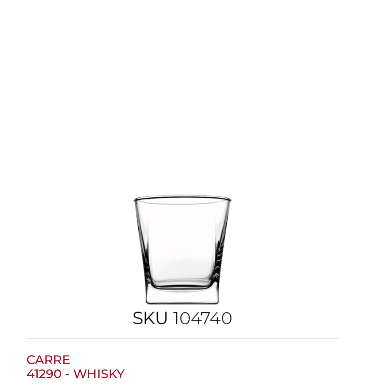 Gote whiskey 310ml Carre 41290