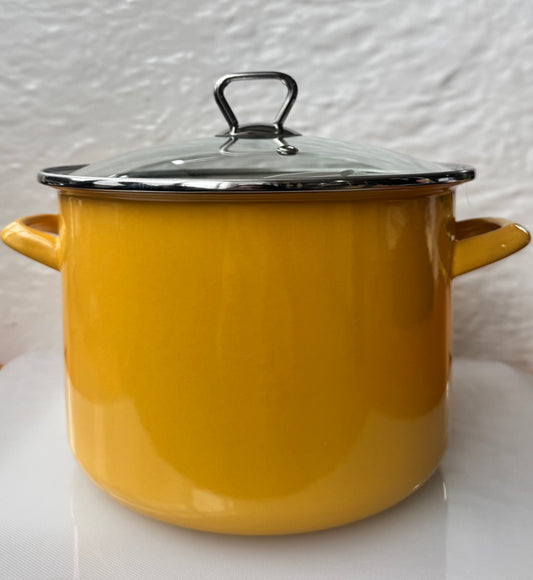 Tenxhere e emaluar e verdhe 22cm 7161928