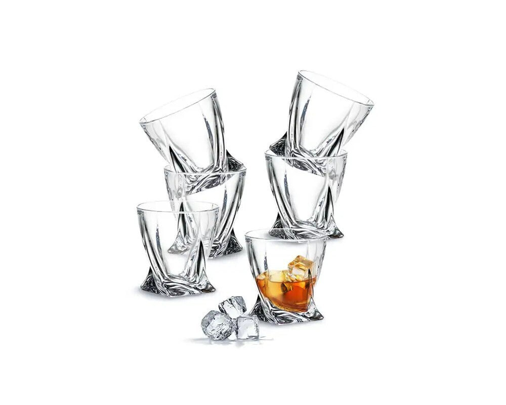 Gote kristali per shots/raki 55ml “Quadro” Bohemia Crystals