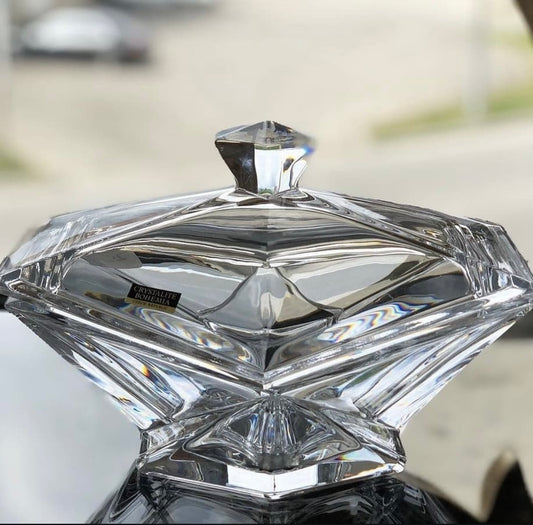 Mbajtese karamelesh kristali me kapak 22.5cm “Origami” Bohemia Crystals