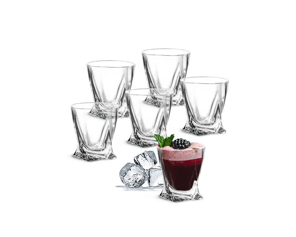 Gote kristali per shots/raki 55ml “Quadro” Bohemia Crystals