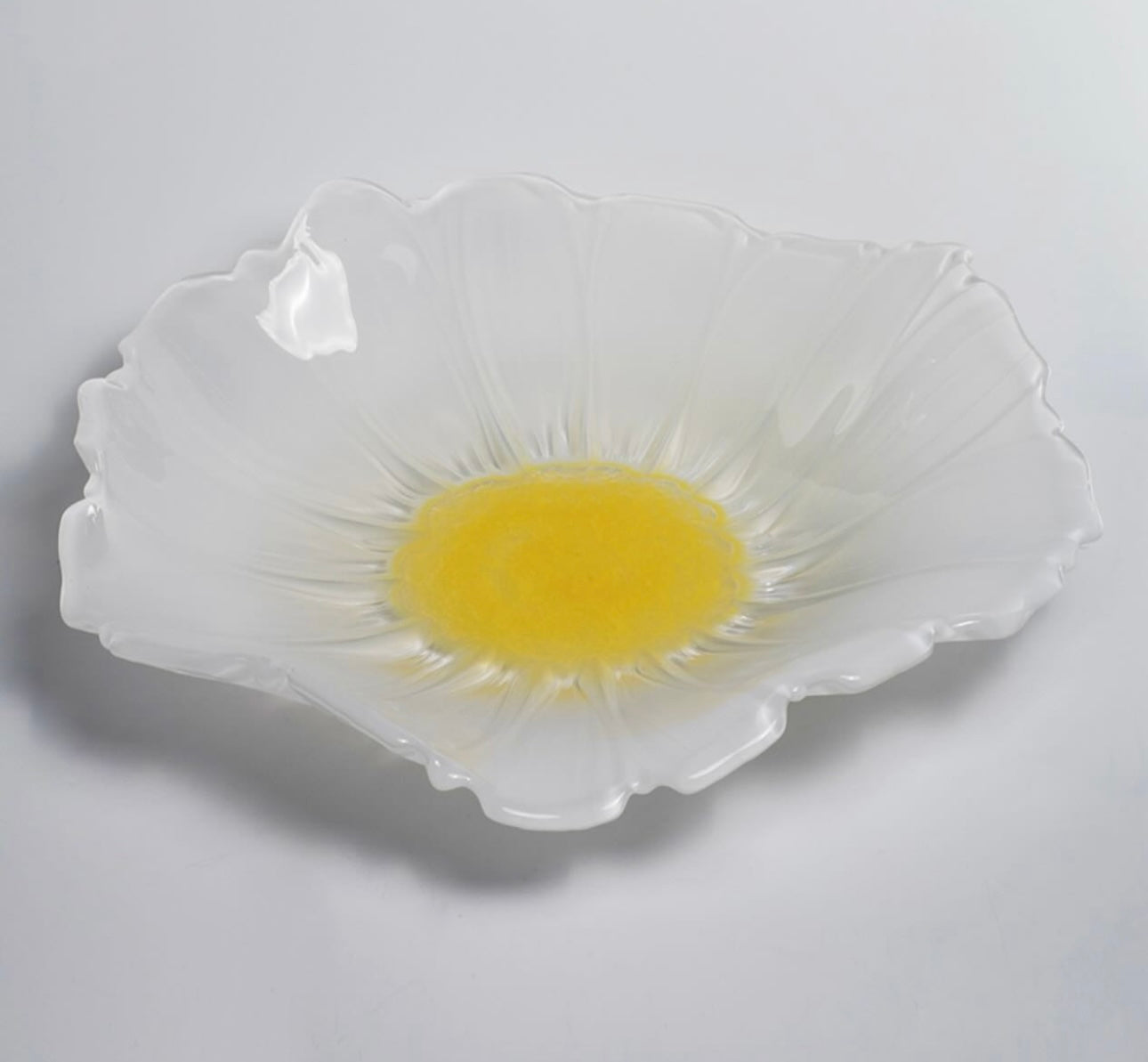 Pjatance qelqi gjerman Waltherglas Susanna White-Yellow 30cm 1400168