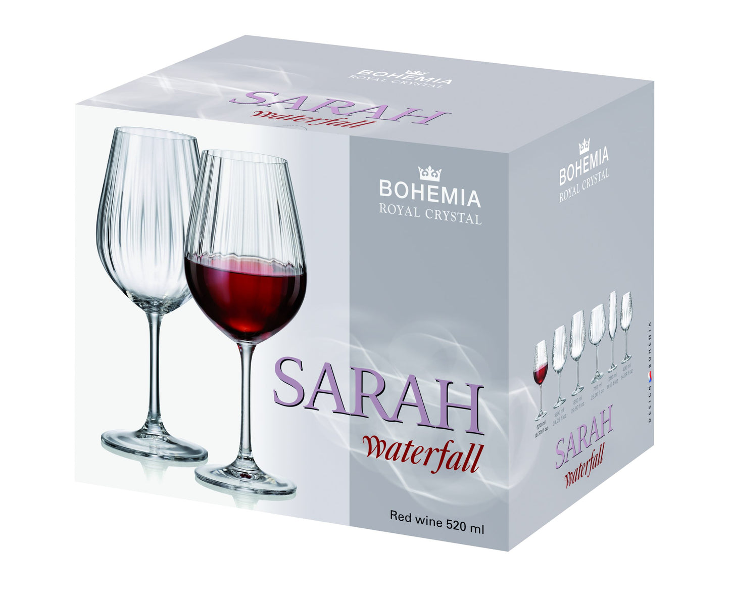 Gote kristali vere “Sarah Waterfall” 520ml