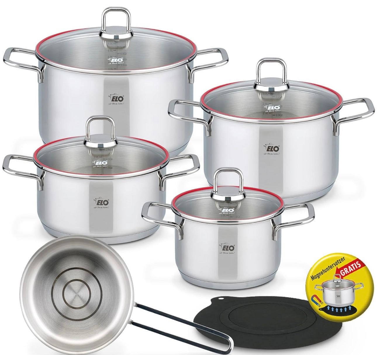 Set 5pcs tenxhere dhe tigan ELO “Excellent” 7290626