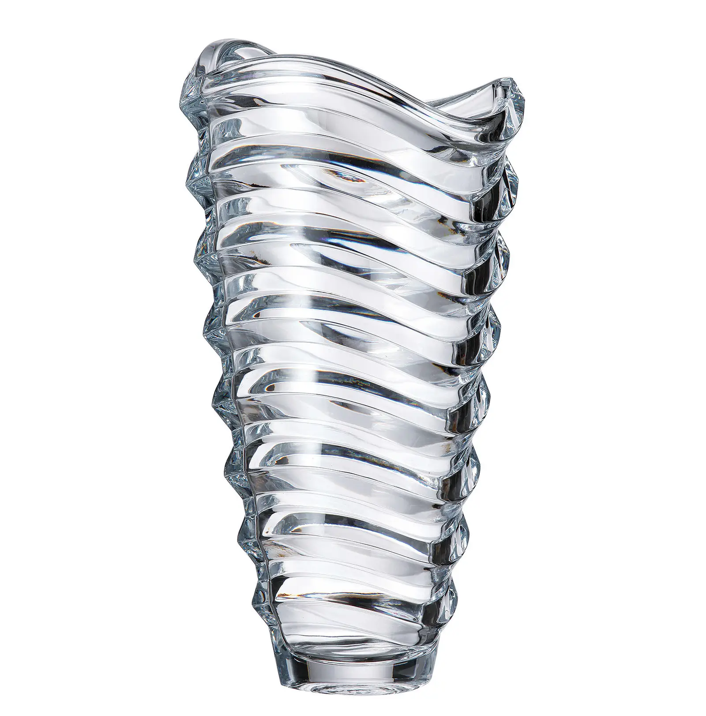 Vazo kristali 34 cm "Wave"