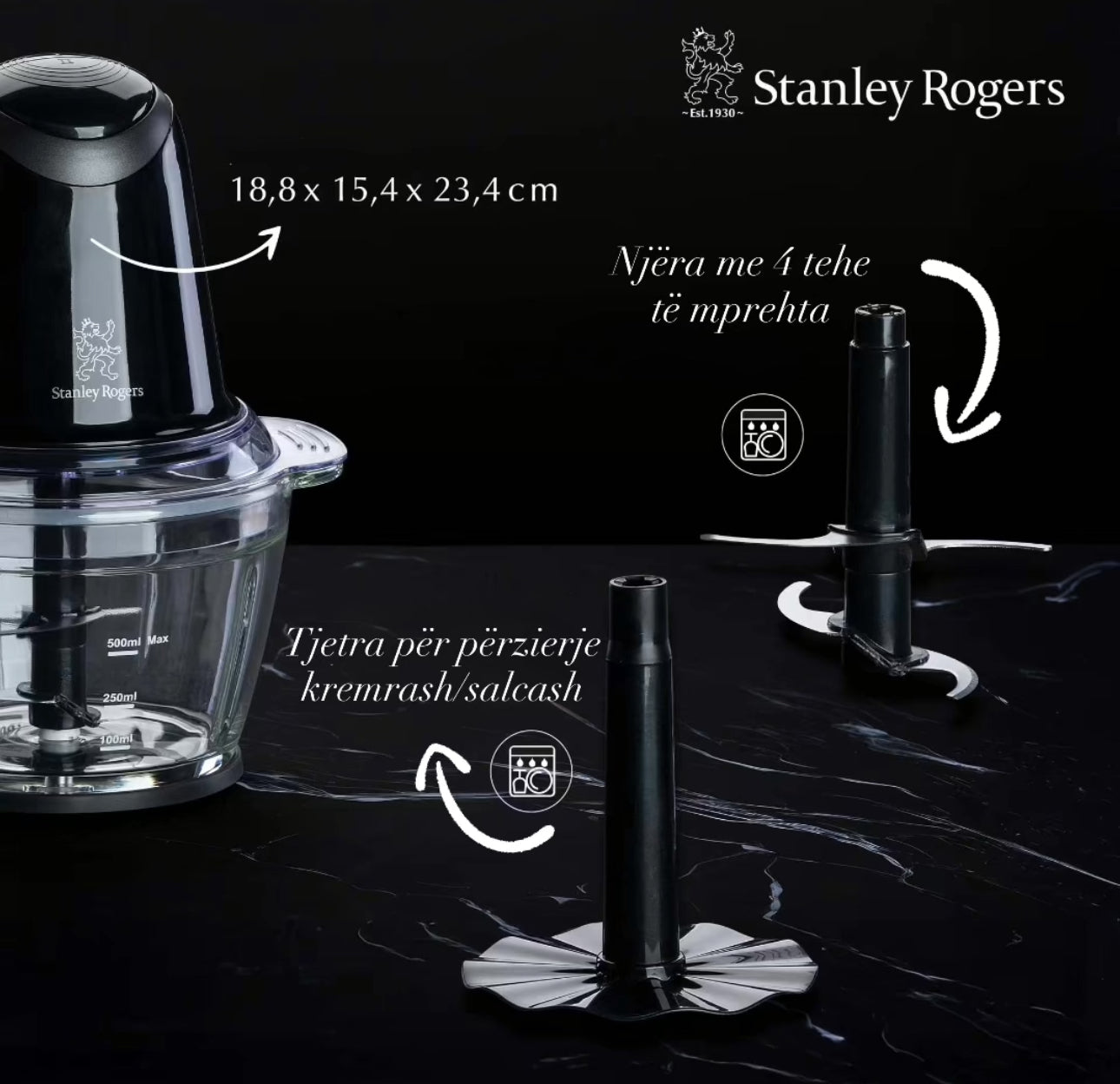Blender elektrik 500W Stanley Rogers