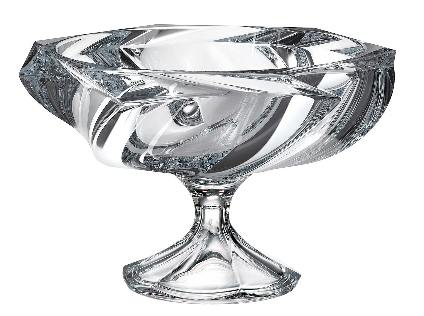 Frutiere kristali me fron 33.5cm "Macao" Bohemia Crystal