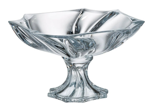 Frutiere kristali me fron 33cm "Neptune" Bohemia Crystal