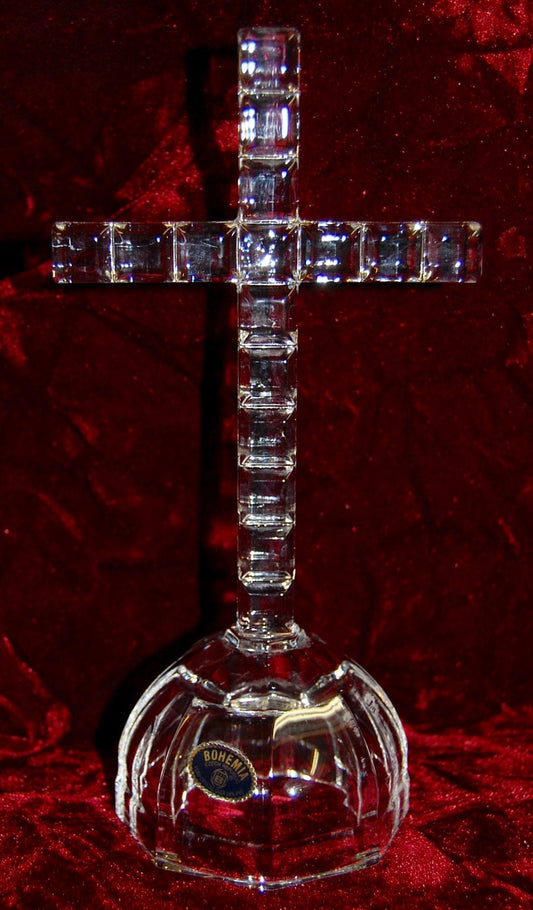 Kryq kristali 21.5cm Bohemia Crystals