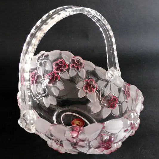 Shporte e gdhendur qelqi gjerman roze/akull Waltherglas