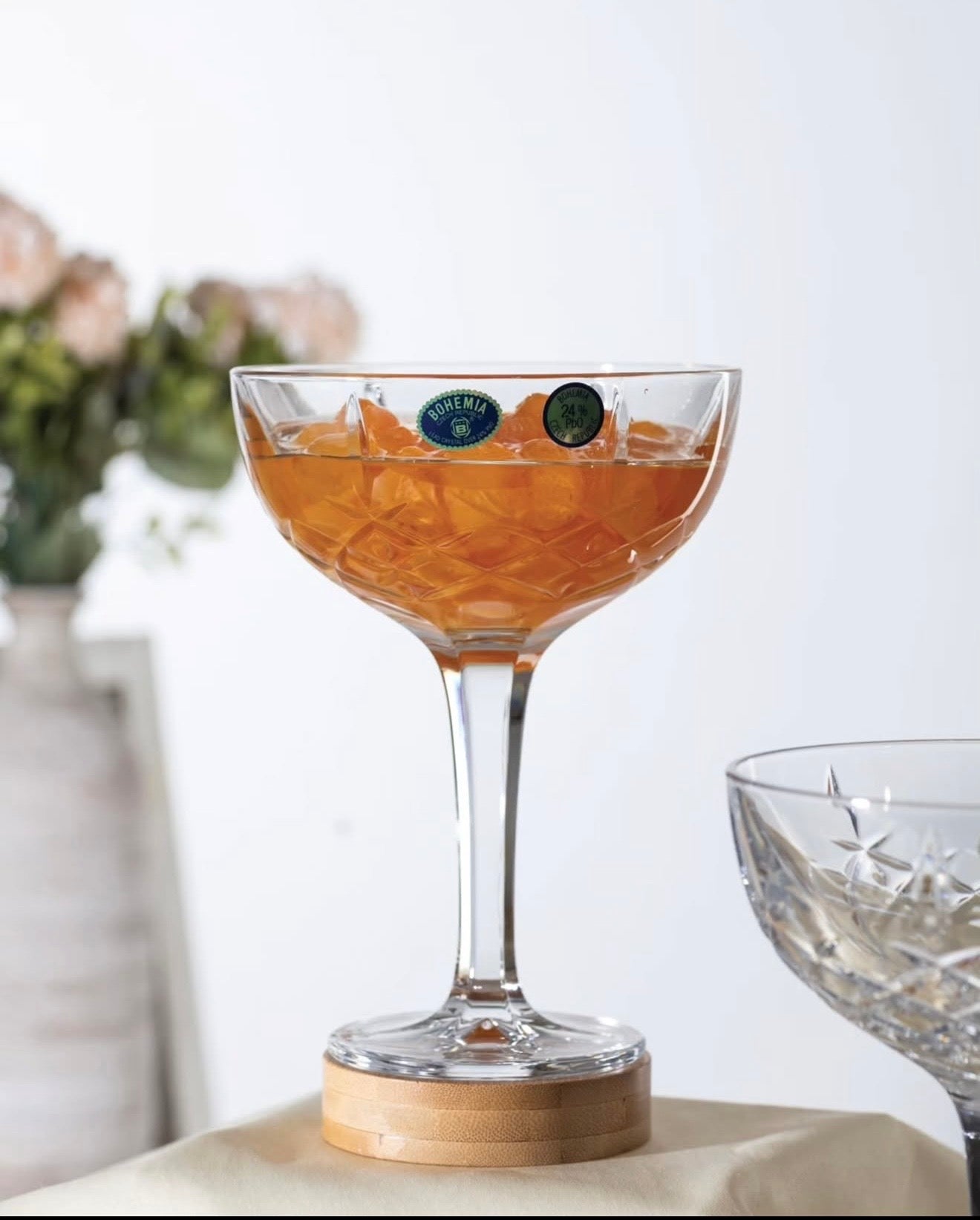 Gote koktejli kristali 370ml “Brixton” Bohemia Crystal