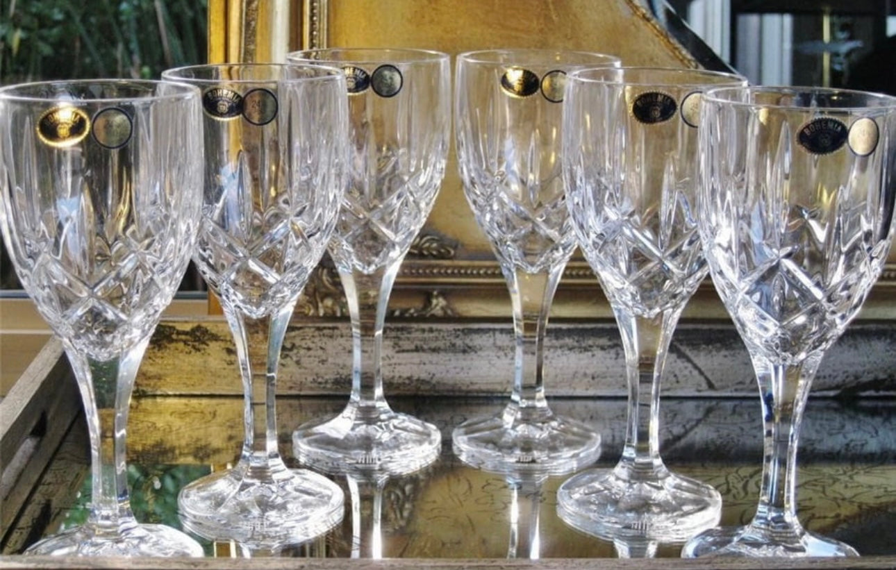 Gote kristali vere 330ml “Sheffield” Bohemia Crystals