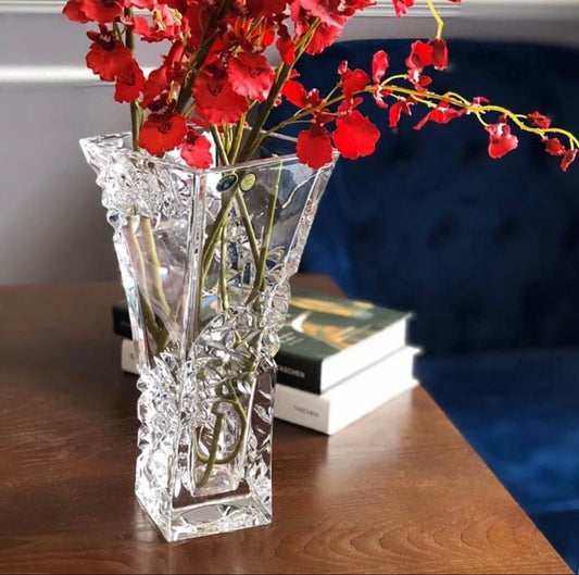 Vazo kristali 29cm “Samurai” Bohemia Crystal