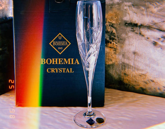 Gote shampanje kristali Bohemia 0011212