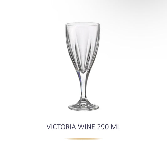 Gote vere kristali 290ml “Victoria” Bohemia Crystals