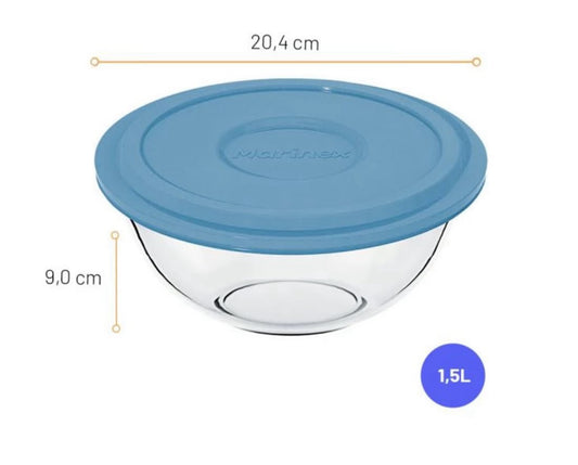 Tas qelqi me kapak hermetik Marinex 1.5L