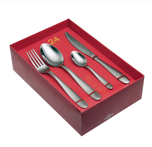 Set 24pcs inox italian