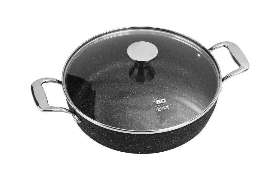 Tave graniti me kapak qelqi 28cm ELO Cooking Premium Granite Evolution