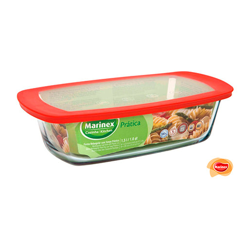 Tas qelqi me kapak hermetik 1.5L 6216